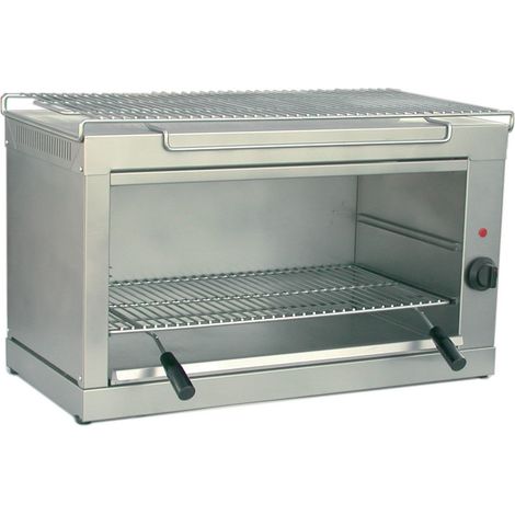 Salamandre électrique fermée - Grille 600 x 300 mm - 2 niveaux - Nosem