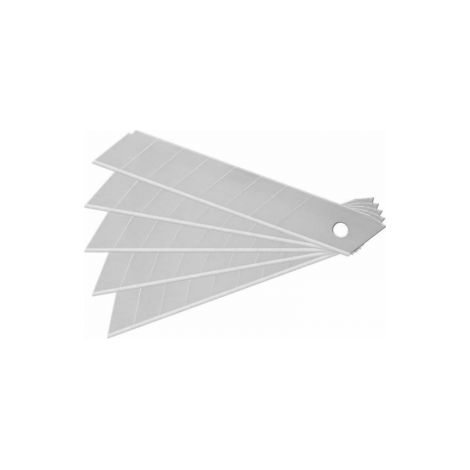 10 pezzi LAMA LAME A SPEZZARE 18 mm RICAMBIO PER CUTTER TAGLIERINO
