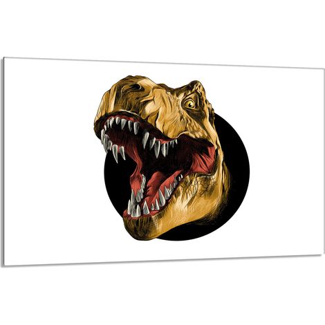 Glasschutzplatte für den Herd 80x52 Dinosaurier (1/5)