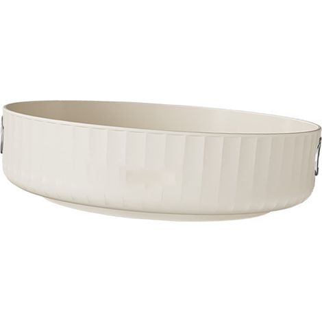 Plateau rond rotatif blanc crème, plateau de rangement multifonctionnel pour comptoir, support de rangement rotatif (1/5)