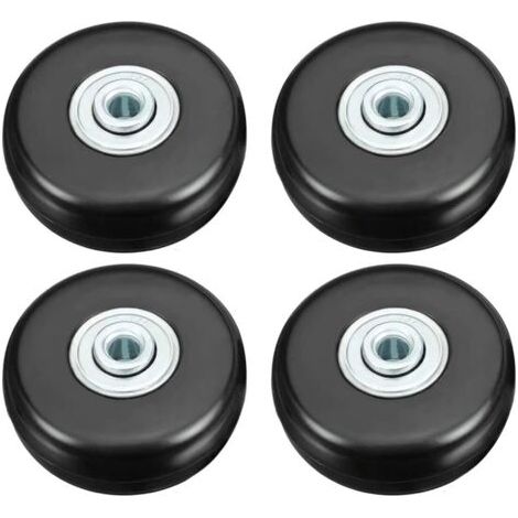 Green Mobility-Roulette de valise 50mm – Charge lourde jusqu'à 51kg – Caoutchouc muet pivotant – Lot de 4 roues de rechange pour bagages (1/5)