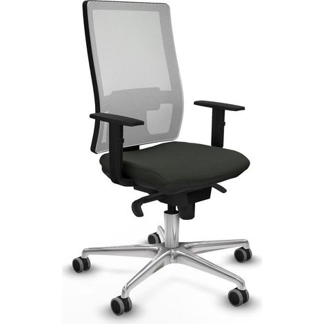 Piqueras y Crespo Horna Chaise de bureau noir ergonomique (1/3)