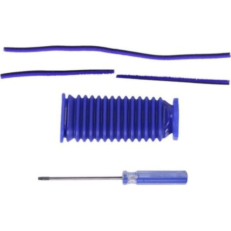 Blue, soft plush replacement hose screwdriver set for Dyson V7, V8, V10 and V11 vacuum cleaners. (1/4)