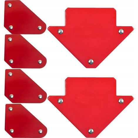 Magnetischer Schweißwinkelsatz, 6-teilig, langlebige Winkel 45° 90°