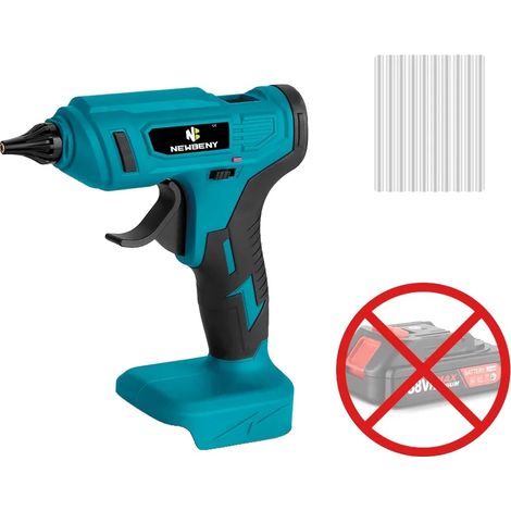 Pistolet à colle chaude, sans fil, 100W, Pas de batterie, UE (1/2)