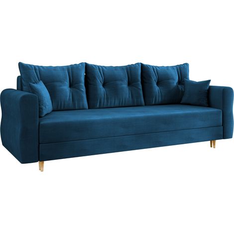 Sofá cama Veldala 101, Manila 26, Almacenaje, 0, 85x231x77cm