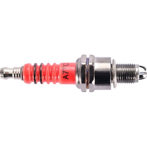 Les bougies d'allumage universelles A7TC GY6 50-125 cm³ conviennent aux motos, scooters, quads, modèles CRF50 et DAX. Des bougies haute performance à âme en cuivre iridium sont disponibles. (1/2)