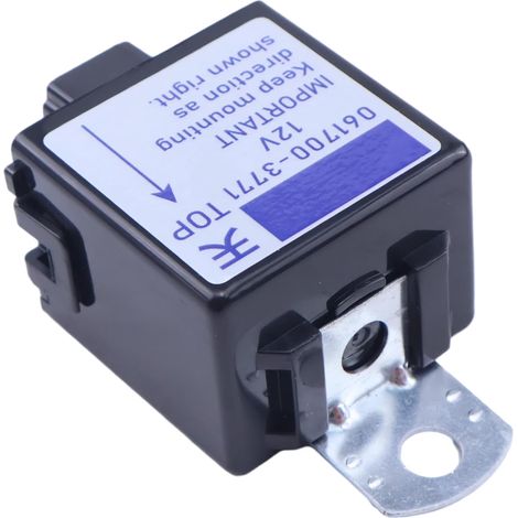 Relais 12 V - 4 Broches 30 85 86 87 - Pour Systèmes Électriques De Tracteurs Kubota - 20 A - Compatible 061700-3770 061700-3771 061700-3760 T0070-31410 - Unité
