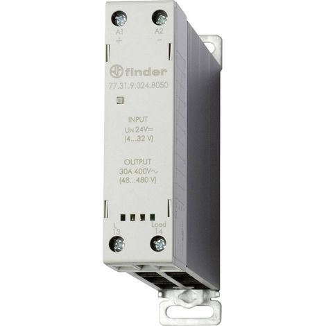 Finder Relè a semiconduttore 77.31.9.024.8050 30 A Tens.comm.max: 480 V/AC Commutazione zero crossing 1 pz.