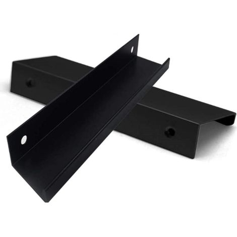 4 poignées de porte de style moderne,poignées dissimulées pour porte de maison, cuisine, tiroir(64 mm) (1/5)