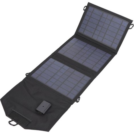 Faltbarer, tragbarer Solarlader aus Polysilizium mit Haken für Camping, 10,5 W, 5 V (1/5)