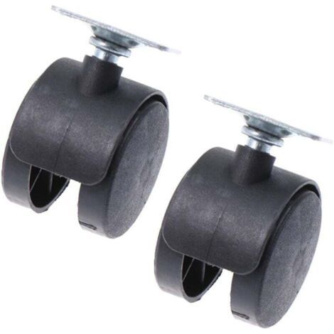 2 Pièces Roues De Fauteuil Roulant Remplacement De Roue Roues à 360 Degrés Roue Avec Roues De Chaise Roulante Roulette De Déambulateur Faire Tourner Roulettes Molette