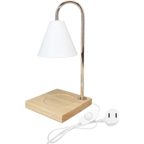 Ortviai Brûle-parfum électrique réglable avec douille GU10 pour pots de bougies larges – Lampe en fer avec lumière chaude (1/5)