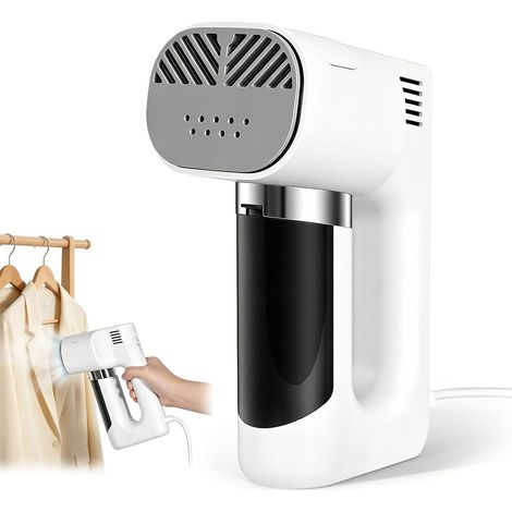 Défroisseur vapeur sous vide, 3 modes et puissance d'aspiration de 3500 Pa avec semelle en céramique, fer à vapeur 2 en 1 avec réservoir d'eau de 100 ml, chauffage rapide en 30 secondes, vapeur (1/5)