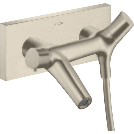 Thermostat de baignoire AXOR STARCK ORGANIC DN 15, encastré, nickel brossé (1/2)