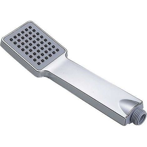 Pommeau de douche carré haute pression, universel, type pluie, économie d'eau pour la salle de bain, argent, une pièce (1/5)