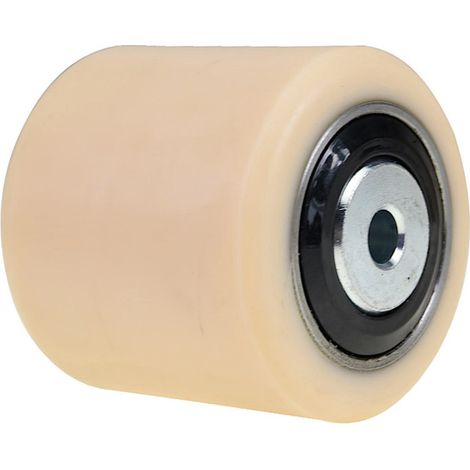 Galet Ø 85 x (L) 74 (LM) 76 (AL) 12,8 Vulkollan avec joint noir