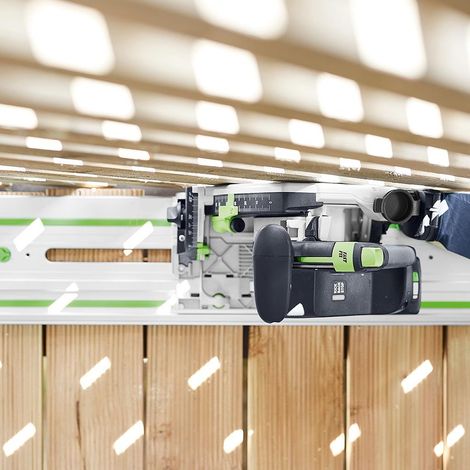 Festool – Scie plongeante sans fil 18V – Moteur EC-TEC 5200 tr/min – Profondeur de coupe 55 mm – Technologie KickbackStop intégrée