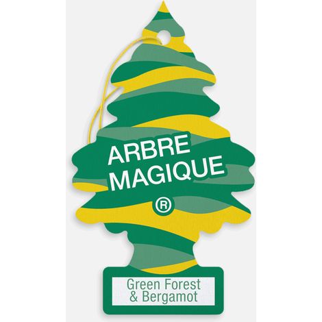 DEODORANTE AUTO 'ARBRE MAGIQUE' 'double essence' - green forest e bergamot- 24 confezione  - BricoGo