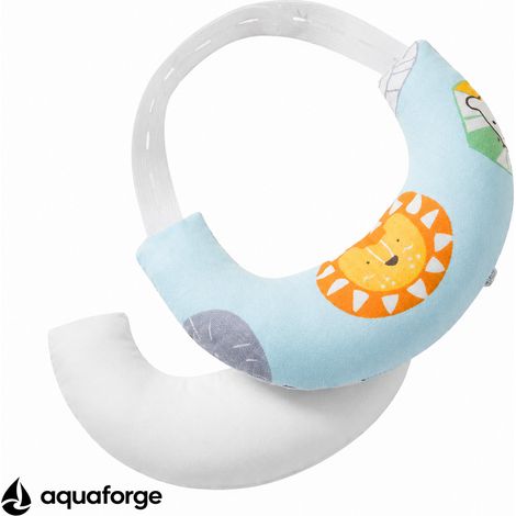 Almofada Cervical Ergonómica Fibra de Poliéster Respirável Capa Removível 17.5 x 11 cm (1/5)