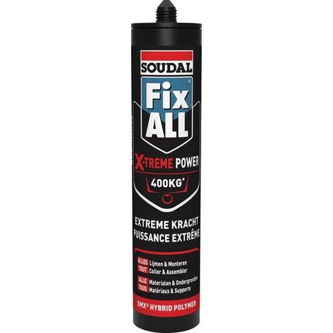 Soudal – Mastic de fixation express 290ml – Pour béton armé et maçonnerie – Application rapide – Résistance à l'humidité (1/4)