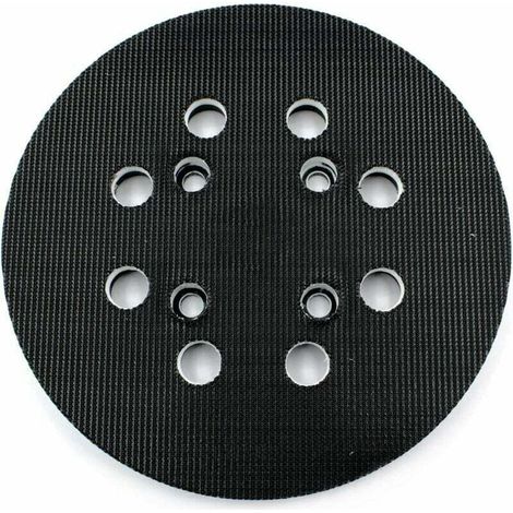 Plateau de ponçage pour Bosch (Ø 125 mm, dureté moyenne avec système accessoires pour ponceuse excentrique PEX 300/400 AE / 4000 AE / Advanced Orbit 18