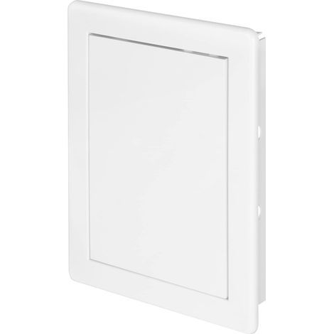 White Plastic Access Panel 150x200mm Removable Door Concealed Hinge For Plumbing and Electrical Work (1/5)