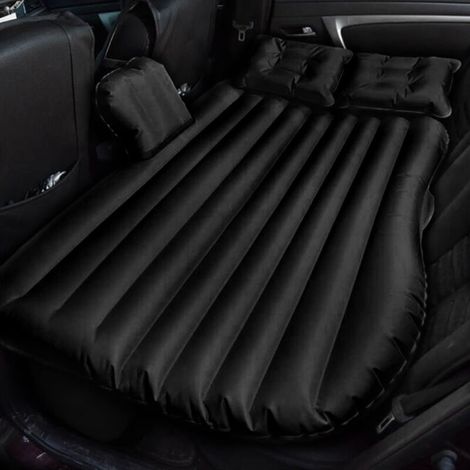 Youyijia Inflatable Car Air Mattress Camping Travel Cot Inflatable Sleeping Pad for Car Travel Outdoor Camping Black (1/4)