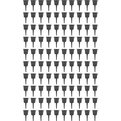 100 paniers d'engrais pour bonsaïs avec couvercle - Récipient pratique pour plantes en pot, succulentes et orchidées (1/5)