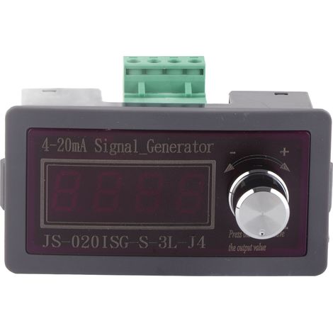 Générateur de signaux de tension et de courant 4-20 mA avec interface d'alimentation par batterie Simulateur analogique Affichage réglable à 4 chiffres