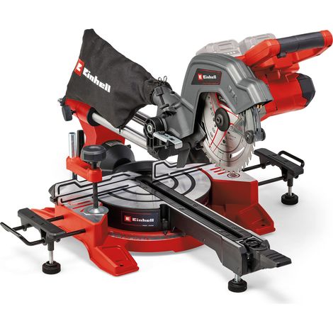 Einhell Scie à onglet radiale sans fil TE-SM 36/8 L Li-Solo PXC (36 V, lame de 210 mm, 3.000 trs/min, laser) Livré sans batterie ni chargeur (1/5)