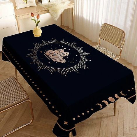 Tischdecke aus Kunststoff, Outdoor-Teppich, für Esszimmer, Garten, Weihnachten, Partys, Hochzeiten, Zuhause, Geburtstage, Camping, Klettern, 140 x 240 cm (1/4)