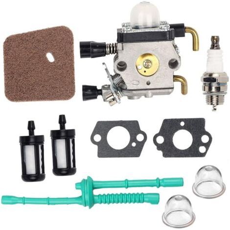 C1Q-S97 Carburateur Filtre À Air Carburant Kit Stihl FS38 FS45 FS46 FS46 C FS45 C FS55 C FS55 FS55R Tondeuse FS55RC KM55 C Wagon Moteur (1/5)
