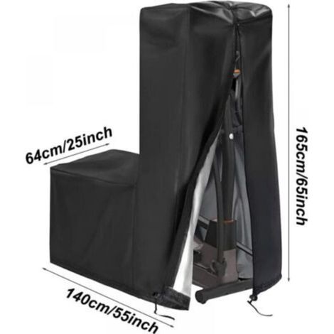 Housse étanche pour vélo elliptique et tapis roulant, housse complète en tissu Oxford 420D, protection anti-poussière et anti-UV pour appareil de fitness