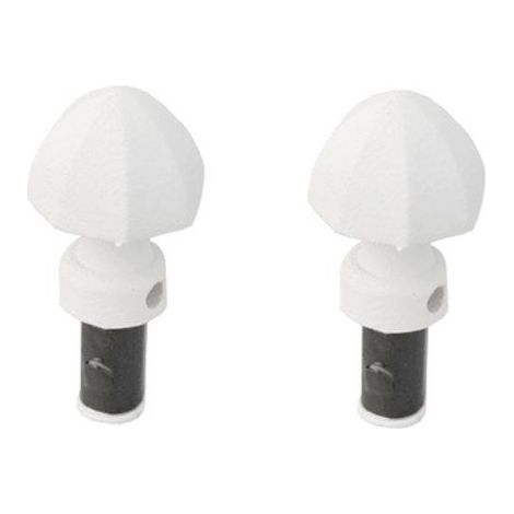 tappi terminali per barra fermavetro, diam. 10 mm, bianco accogliente, CESSOT CESSOT