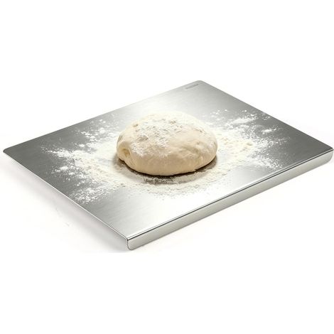 Planche a Decouper Inox 40x30cm,Planche a Decouper Inox avec Rebord (1/5)