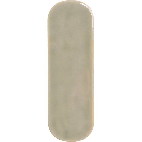 Carrelage grès cérame effet graphique CASABLANCA - Ovale 15x5cm Ash -  - boîte de 0.53 m2 - Gioia Materia