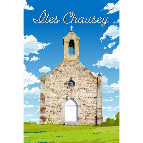 Tableau sur toile Vieille église 45x65 cm - Impression sur Toile Murale Décorative - Image imprimée en HD sur Toile - Toile sur Châssis en Bois FSC - Fabriqué en France (1/5)