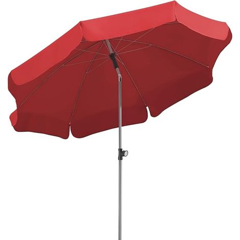 Parasol Locarno, Rouge, env. 200 cm Ø, en 8 Parties, Rond (1/5)