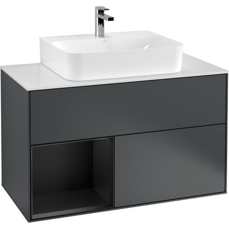 Villeroy & Boch F111PDHG Meuble sous-lavabo Finion F11 (1/2)