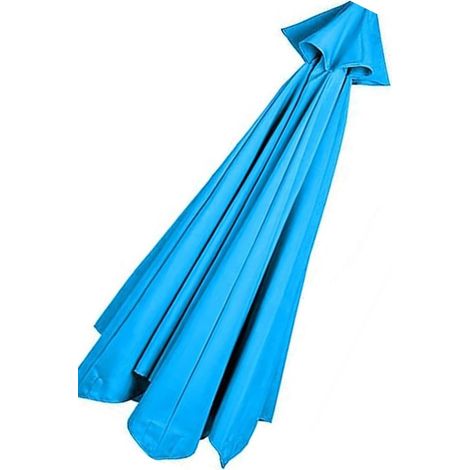 Toile de Rechange pour Parasol Baleines Polyester Auvent de Remplacement pour Parasol de Cour Jardin Plage,7.5ft 230 cm 6 Ribs