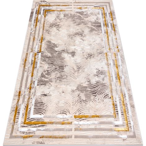 Alfombra TULS estructural, franjas 51325 mezcla marfil / gris  grey 160x220 cm (1/5)