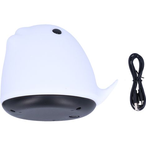 Veilleuse tactile USB en silicone à motif dessin animé, 7 couleurs LED, veilleuse pour enfants (1/5)