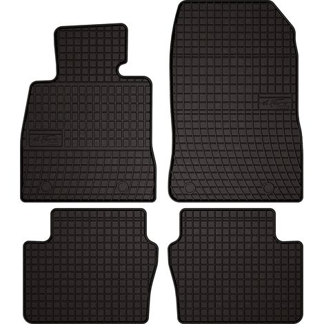 Alfombrillas de goma para Mazda 2 III hatchback (2015-) - negras, instaladas (1/5)