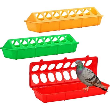 3-Piece Chicken Waterer Set - Durable Feeder with Hinged Lid for Poultry (1/5)