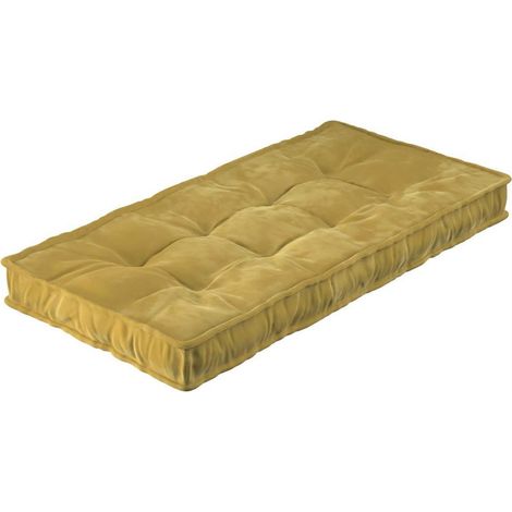 Matelas coussin Sweet Drop en velours - Olive Verte (1/2)