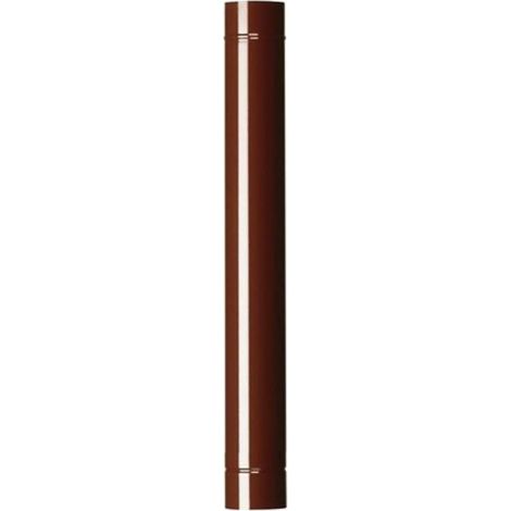 TUBO SMALTATO PER STUFA A LEGNA 'CLASSIC' Ø 120 mm - 100 cm - Col. marrone - SAVE