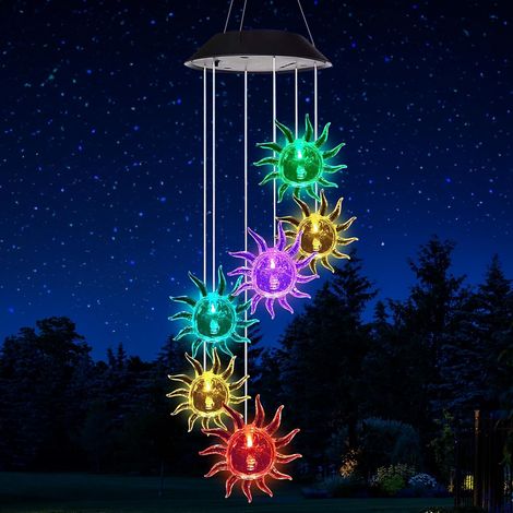 Carillon solaire Sun pour maman, grand-mère ou amies - Cadeau décoratif à glisser dans une chaussette de Noël (1/5)