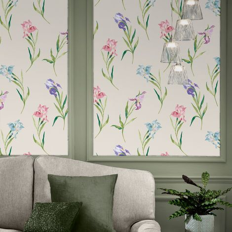 Papier peint intissé Laura Ashley Iris Hawling Soft Natural 1005 x 52cm Multicolore (1/5)