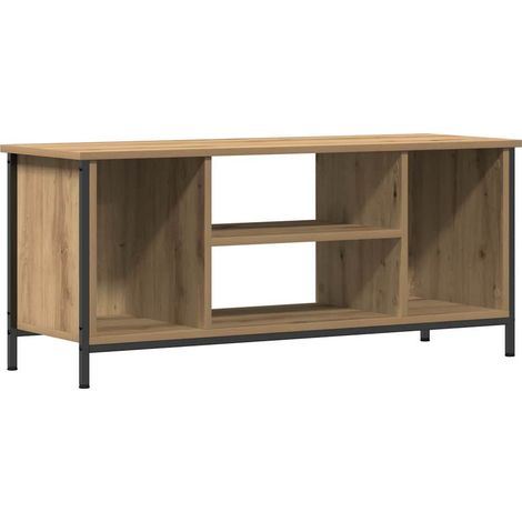 Maison Exclusive - Mobile TV Rovere artigianale 102 x 35 x 45 cm Legno multistrato